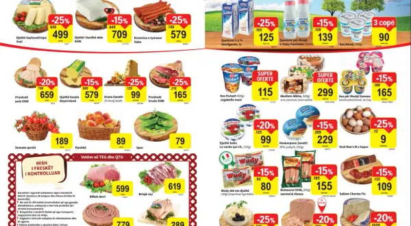 Sprawdź, ile kosztuje jedzenie w Albanii: sery, wędliny, warzywa, owoce, jajka i inne produkty spożywcze w atrakcyjnych cenach.