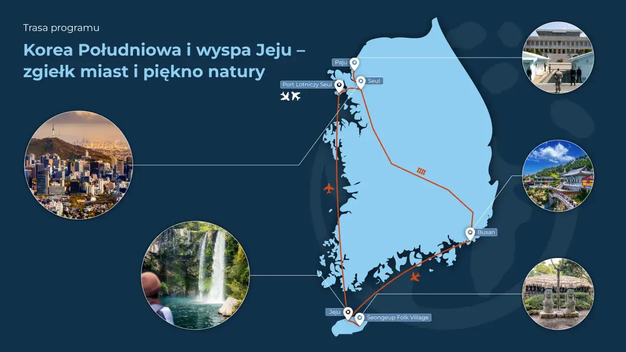 Trasa po Korei Południowej: Seul, Paju, Busan, Jeju. Zastanawiasz się, ile kosztuje wyjazd do Korei Południowej?